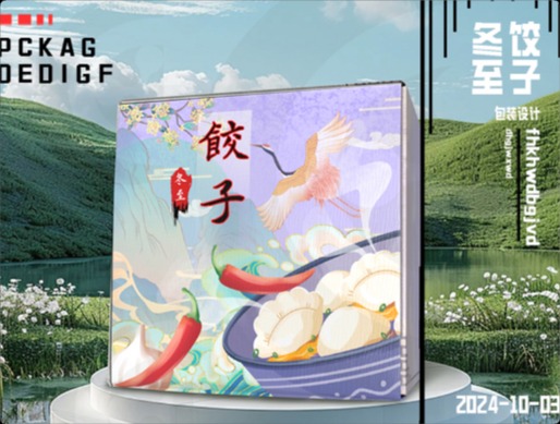 冬至餃子包裝設(shè)計